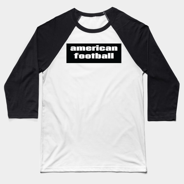 American Football Baseball T-Shirt by ProjectX23Red